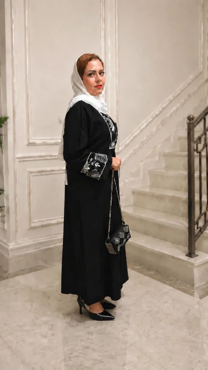 عبا مشکی سوپرنخ